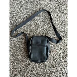 Brixley Leather Crossbody Bag Black Adjustable Strap Casual Everyday Purse